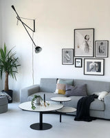 Modern Adjustable Long Swing Arm Wall Sconce Industrial Metal Reading Lamp
