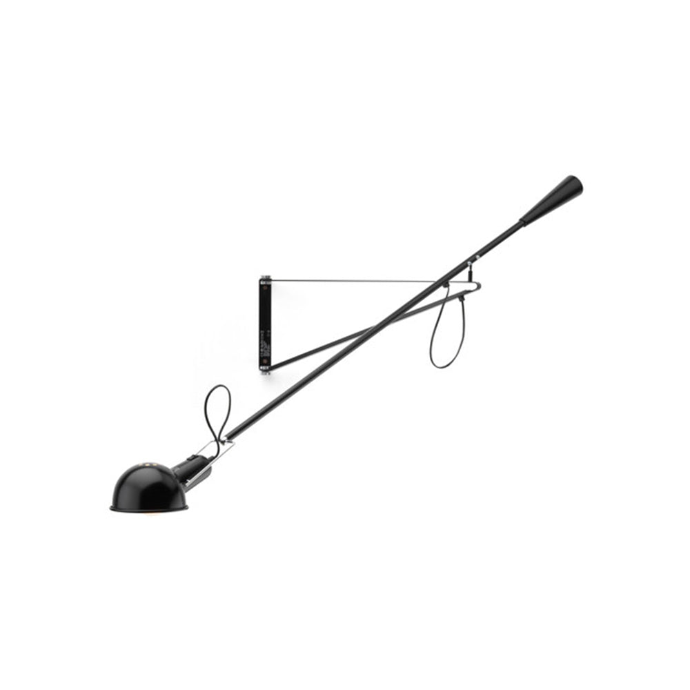 Modern Adjustable Long Swing Arm Wall Sconce Industrial Metal Reading Lamp