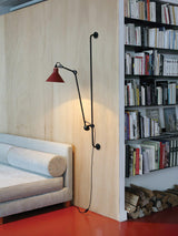 Modern Adjustable Metal Swing Arm Rocker Wall Sconce Set of 2 for Bedroom and Office