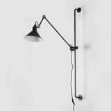 Modern Adjustable Metal Swing Arm Rocker Wall Sconce Set of 2 for Bedroom and Office