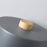 Modern Adjustable Nordic Round Wall Sconce Lamp with Wood Accents for Bedroom Decor