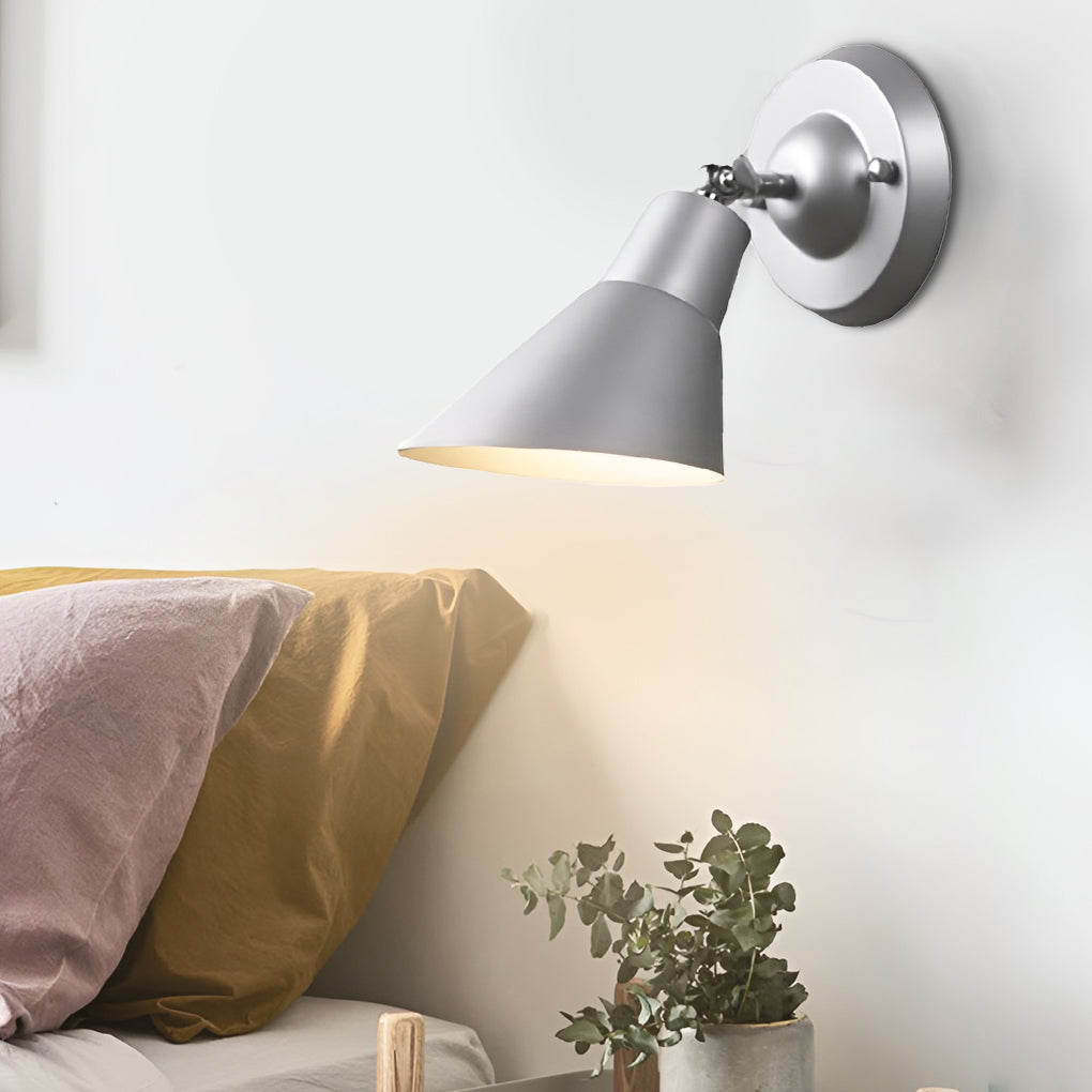 Modern Adjustable Plug in Wall Sconce for Bedside Reading and Living Room Lighting