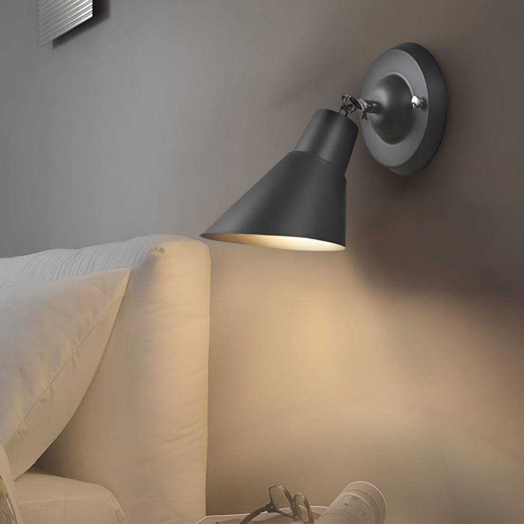 Modern Adjustable Plug in Wall Sconce for Bedside Reading and Living Room Lighting