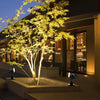 Modern Adjustable RGB Solar Landscape Spotlights for Outdoor Tree and Yard Lighting Waterproof IP65