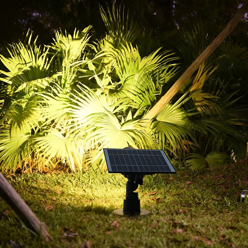 Modern Adjustable RGB Solar Landscape Spotlights for Outdoor Tree and Yard Lighting Waterproof IP65