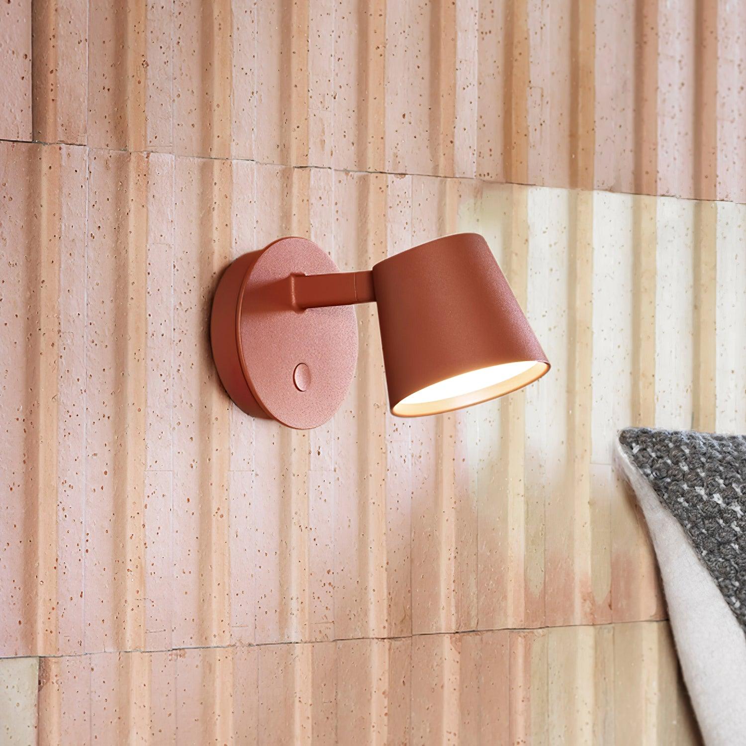 Modern Adjustable Tip Wall Lamp LED Sconce Set of 2 for Bedroom and Office