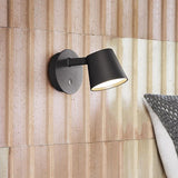 Modern Adjustable Tip Wall Lamp LED Sconce Set of 2 for Bedroom and Office
