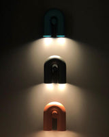 Modern Adjustable U-Shaped LED Wall Lamp Set of 2 Indoor Sconce for Living Room and Bedroom