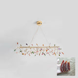 Modern Agate Flake Crown Chandelier Natural Onyx Stone Pendant Light in Gold