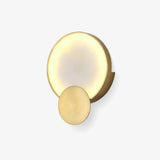 Modern Alabaster LED Wall Lamp Gold Sconce Set of Two for Living Room and Bedroom
