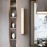 Modern Alabaster LED Wall Sconce Luxury Natural Stone Brass Sconce Light for Indoor Decor