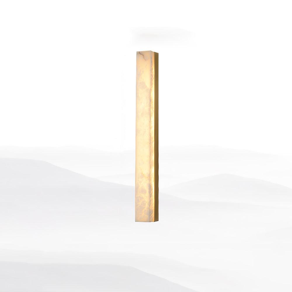 Modern Alabaster LED Wall Sconce Luxury Natural Stone Brass Sconce Light for Indoor Decor