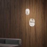 Modern Alabaster Stone LED Pendant Lamp Minimalist Art Hanging Light