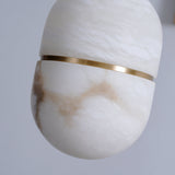 Modern Alabaster Stone LED Pendant Lamp Minimalist Art Hanging Light