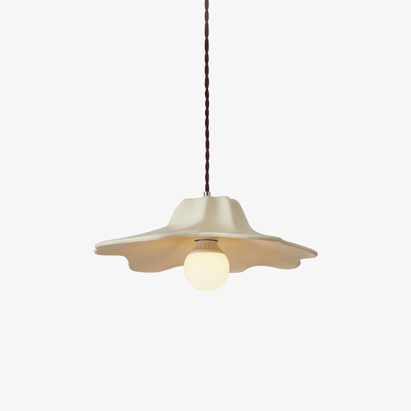 Modern Alien Resin Pendant Light Organic Wabi Sabi Hanging Fixture for Dining Room
