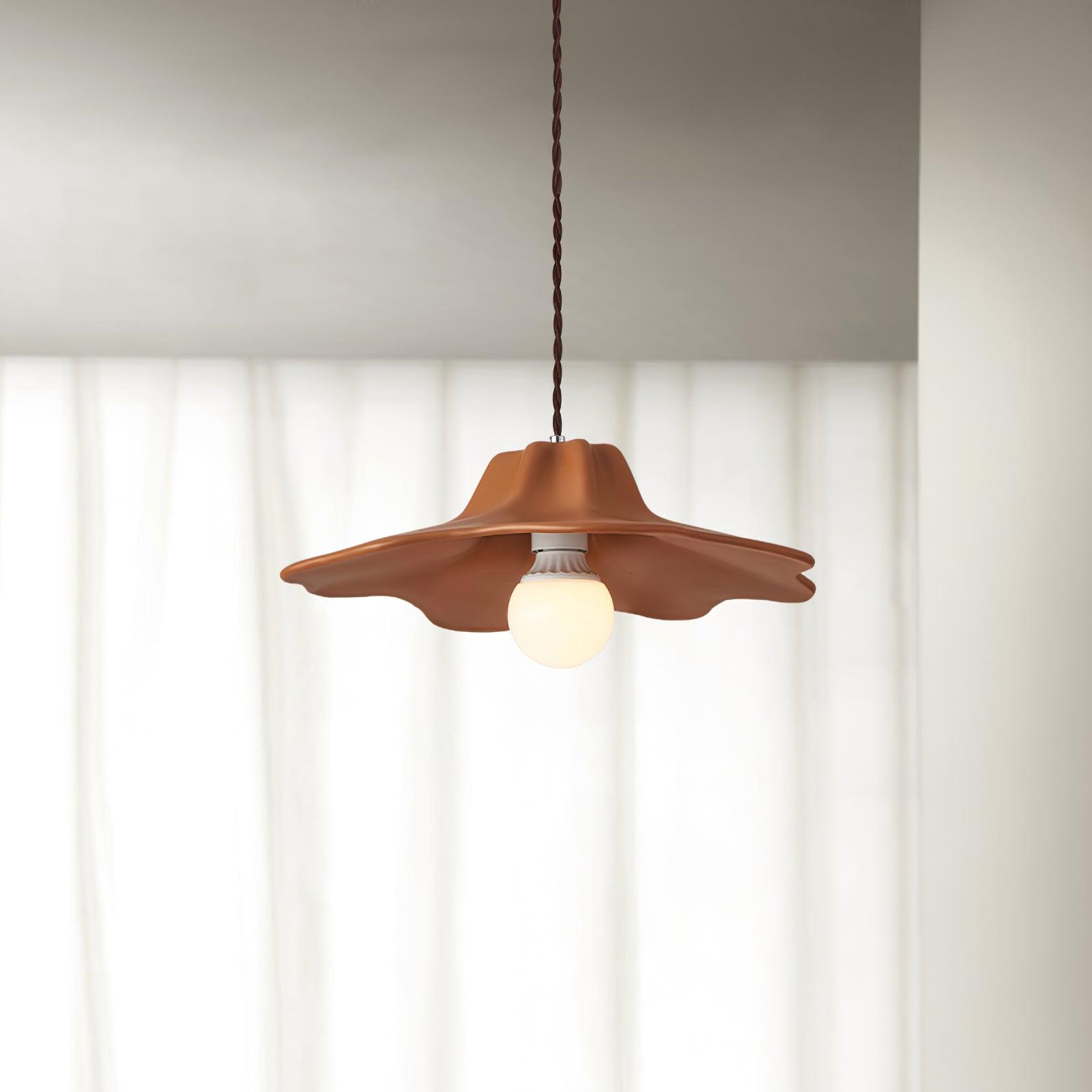 Modern Alien Resin Pendant Light Organic Wabi Sabi Hanging Fixture for Dining Room