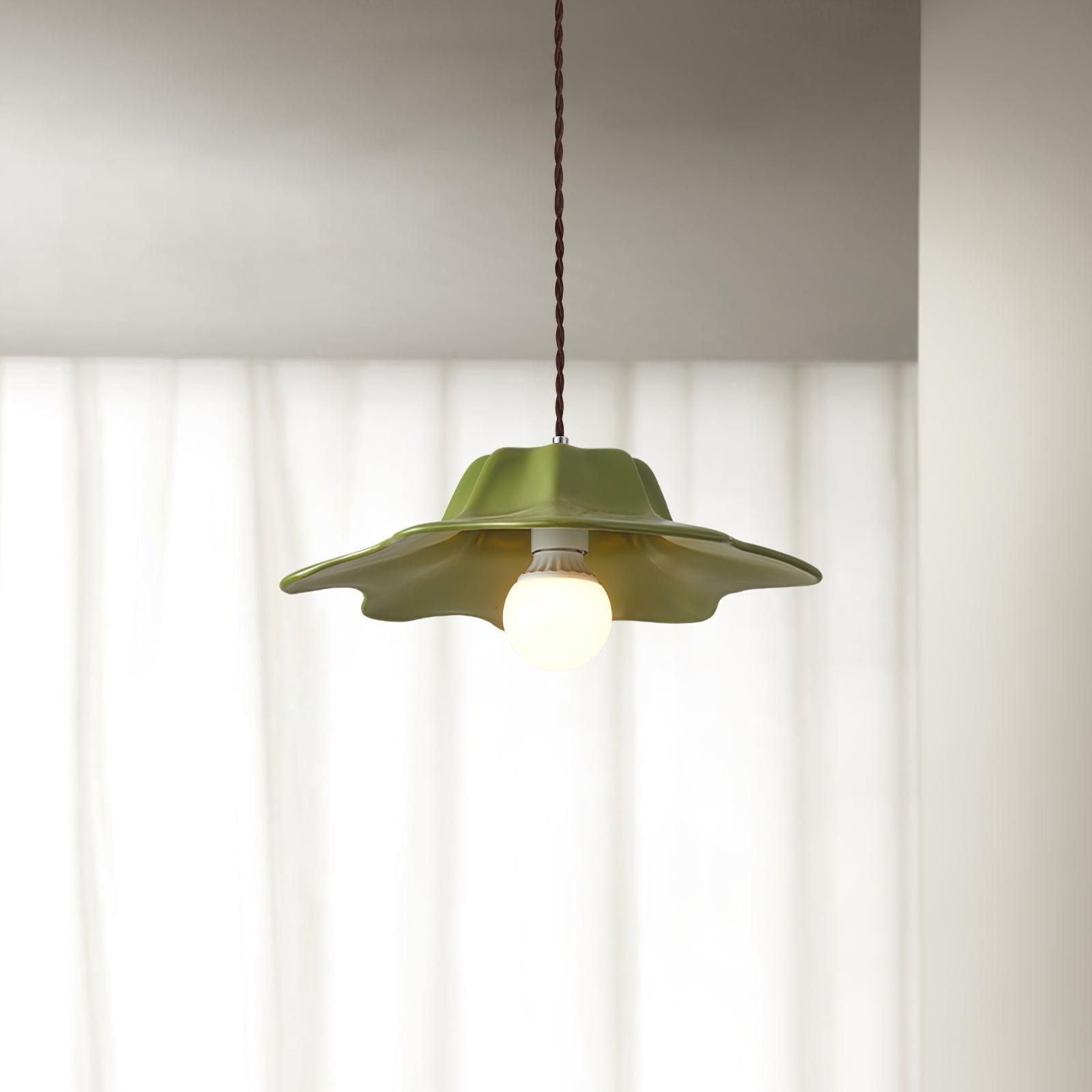 Modern Alien Resin Pendant Light Organic Wabi Sabi Hanging Fixture for Dining Room