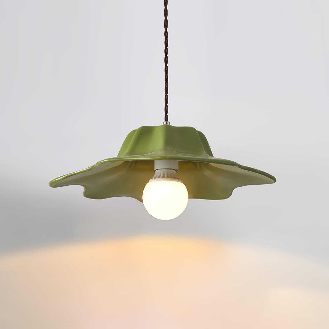 Modern Alien Resin Pendant Light Organic Wabi Sabi Hanging Fixture for Dining Room