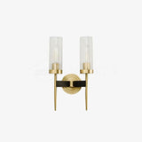 Modern Alouette Brass Wall Sconce Borosilicate Glass Bracket Wall Lamp for Interior Lighting