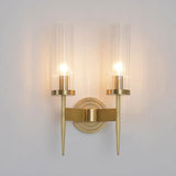 Modern Alouette Brass Wall Sconce Borosilicate Glass Bracket Wall Lamp for Interior Lighting