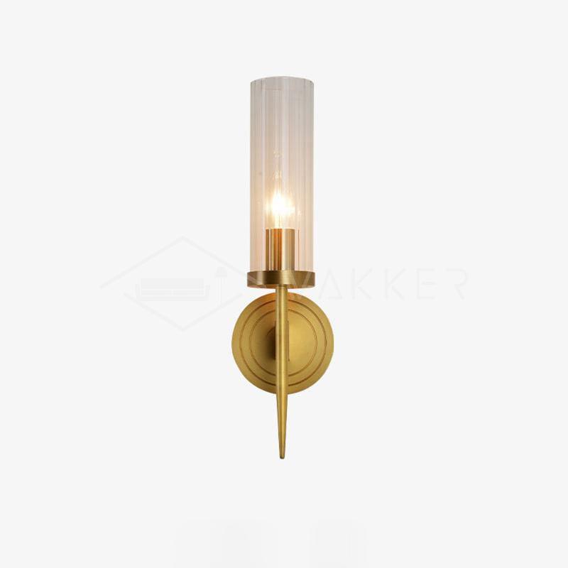 Modern Alouette Brass Wall Sconce Borosilicate Glass Bracket Wall Lamp for Interior Lighting