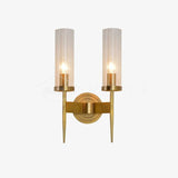 Modern Alouette Brass Wall Sconce Borosilicate Glass Bracket Wall Lamp for Interior Lighting