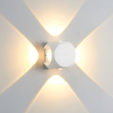 Modern Aluminum LED Outdoor Wall Sconce Waterproof Up and Down Light for Patio and Garden