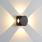 Modern Aluminum LED Outdoor Wall Sconce Waterproof Up and Down Light for Patio and Garden