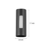 Modern Aluminum Outdoor LED Wall Sconce Waterproof Exterior Light for Patio Garden Stairs