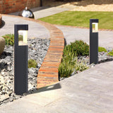 Modern Aluminum Outdoor Pathway Light Waterproof LED Garden Landscape Bollard Fixture