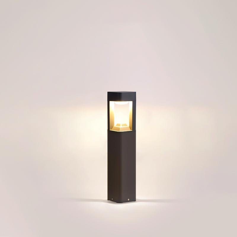 Modern Aluminum Outdoor Pathway Light Waterproof LED Garden Landscape Bollard Fixture
