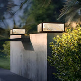 Modern Aluminum Outdoor Solar Post Light Waterproof LED Pillar Lamp for Garden Fence and Deck