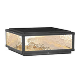 Modern Aluminum Outdoor Solar Post Light Waterproof LED Pillar Lamp for Garden Fence and Deck