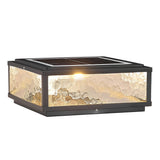 Modern Aluminum Outdoor Solar Post Light Waterproof LED Pillar Lamp for Garden Fence and Deck