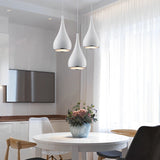 Modern Aluminum Pendant Light Minimalist Retro Industrial Hanging Ceiling Fixture for Kitchen Dining