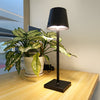 Modern Aluminum Rechargeable Top Hat Table Lamp Dimmable Cordless Touch Control Bedside Light