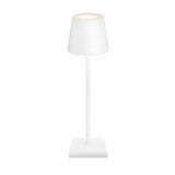 Modern Aluminum Rechargeable Top Hat Table Lamp Dimmable Cordless Touch Control Bedside Light