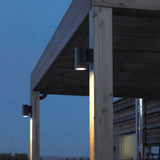 Modern Aluminum Round LED Up and Down Outdoor Wall Sconce Waterproof IP65 Porch Light