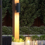 Modern Aluminum Round LED Up and Down Outdoor Wall Sconce Waterproof IP65 Porch Light