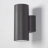 Modern Aluminum Round LED Up and Down Outdoor Wall Sconce Waterproof IP65 Porch Light