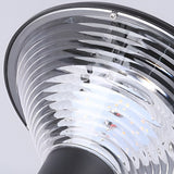 Modern Aluminum Solar Fence Post Light Waterproof Outdoor Garden Pillar Lamp with Remote Control