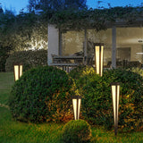 Modern Aluminum Square Conical LED Pathway Lights IP65 Waterproof Outdoor Landscape Lighting