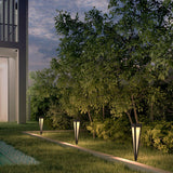 Modern Aluminum Square Conical LED Pathway Lights IP65 Waterproof Outdoor Landscape Lighting