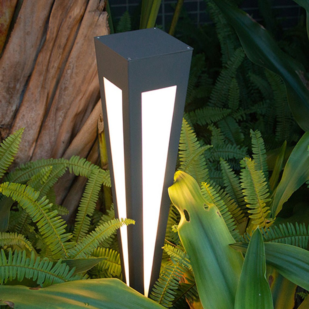 Modern Aluminum Square Conical LED Pathway Lights IP65 Waterproof Outdoor Landscape Lighting