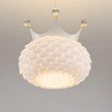 Modern Aluvia Crown Crystal Pendant Lamp Luxury Hanging Light Fixture for Home