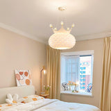 Modern Aluvia Crown Crystal Pendant Lamp Luxury Hanging Light Fixture for Home