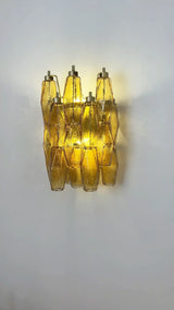 modern-amber-murano-glass-poliedri-sconce-pair-with-brass-finish-for-luxury-interiors