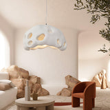 Modern Ant Nest Resin Pendant Light Sculptural Designer Hanging Lamp for Indoor Decor