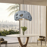 Modern Ant Nest Resin Pendant Light Sculptural Designer Hanging Lamp for Indoor Decor