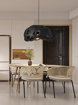 Modern Ant Nest Resin Pendant Light Sculptural Designer Hanging Lamp for Indoor Decor
